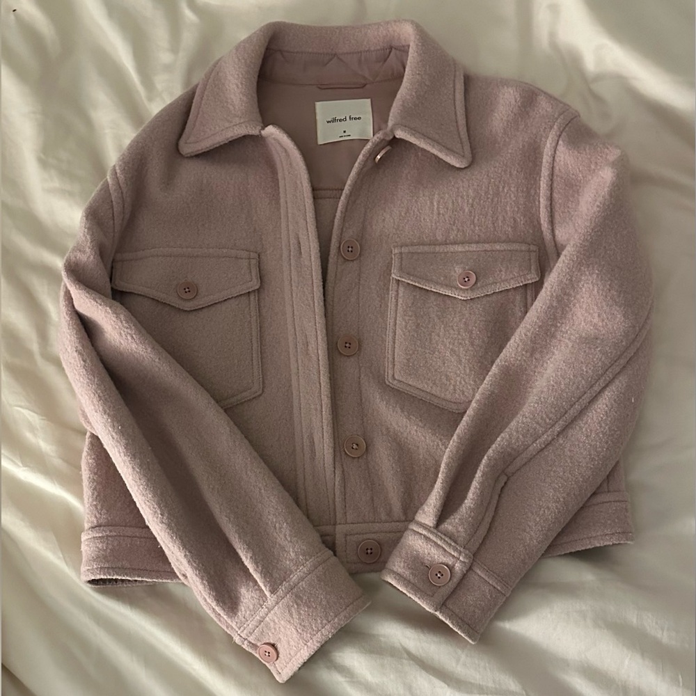 Aritzia Wilfred Ganna Cropped Jacket